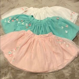 Three Carter’s 3T Full Circle Tutu skirts EUC